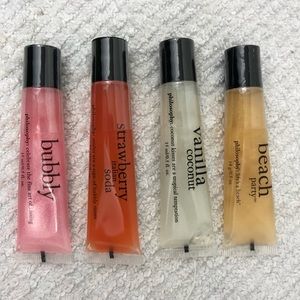 4 sealed Philosophy Lip Gloss